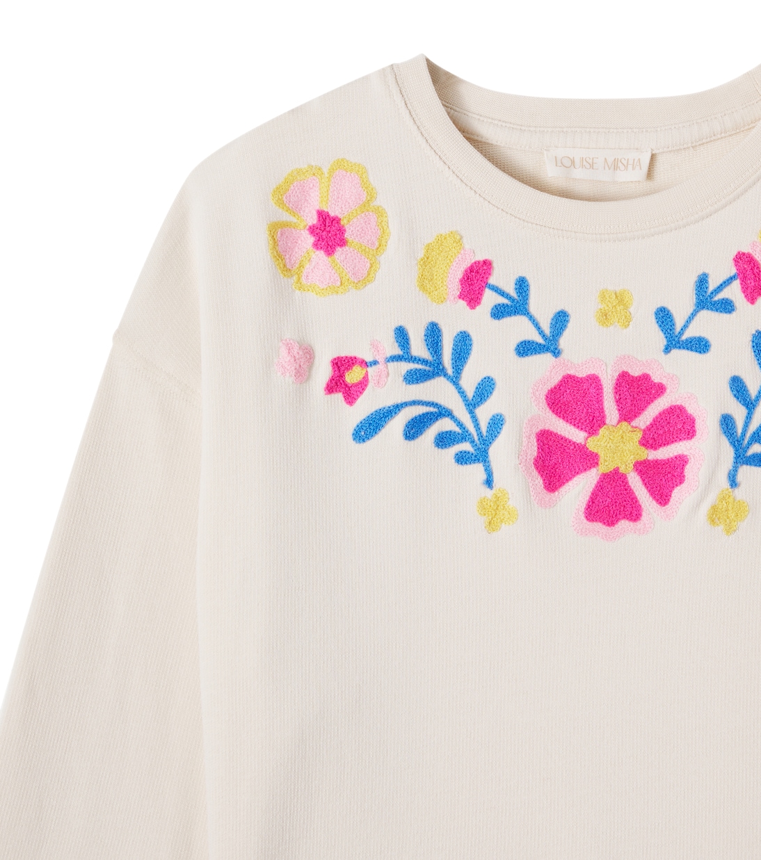 Estella cotton jersey sweatshirt | Louise Misha