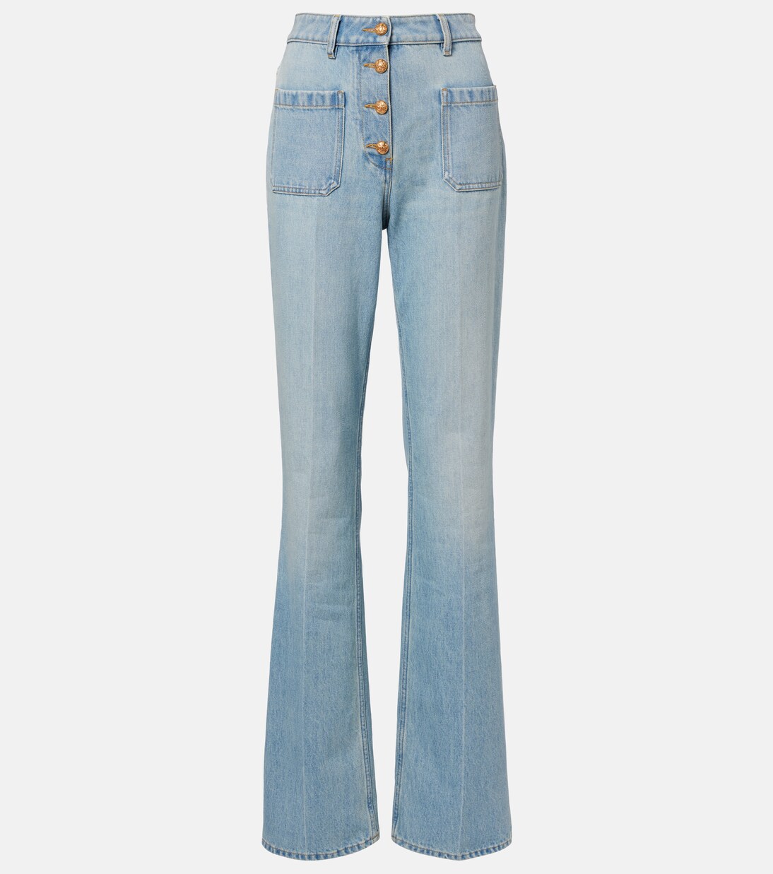 جينز بقصة مستقيمة وخصر مرتفع | Valentino