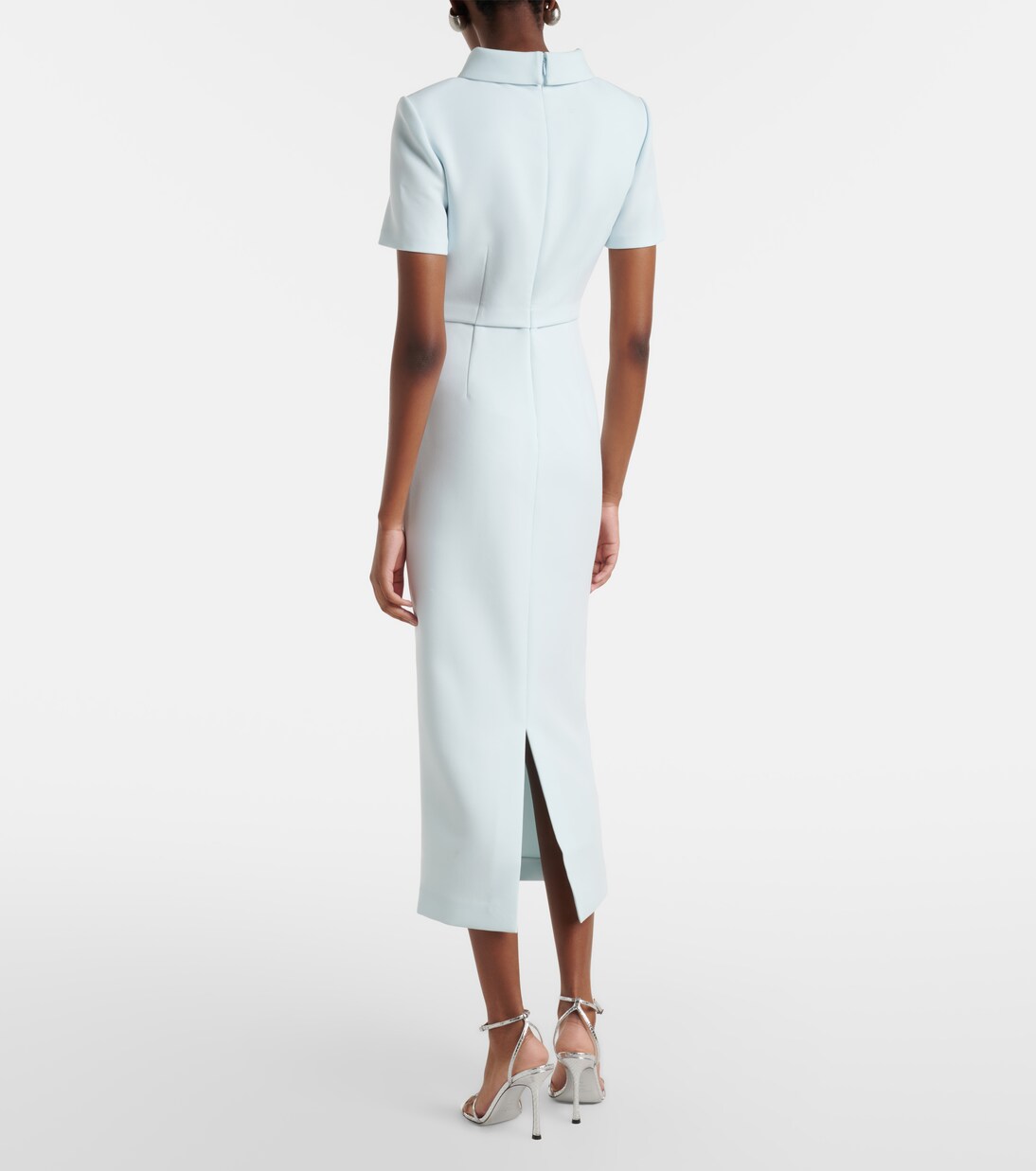 Vestido midi de crepé | Roland Mouret