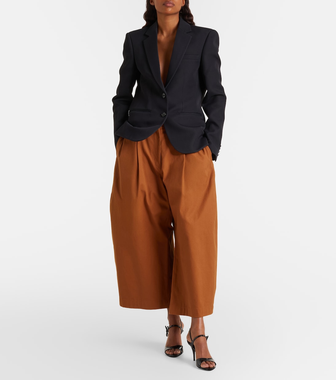 Avenue Bow patent leather sandals | Balenciaga