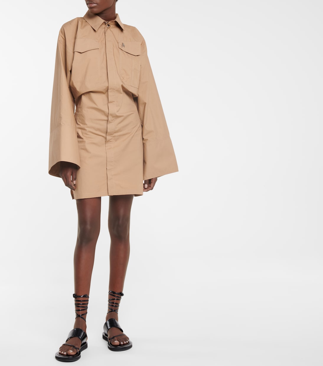 Sandalias Brooklyn de piel grabada | Paris Texas