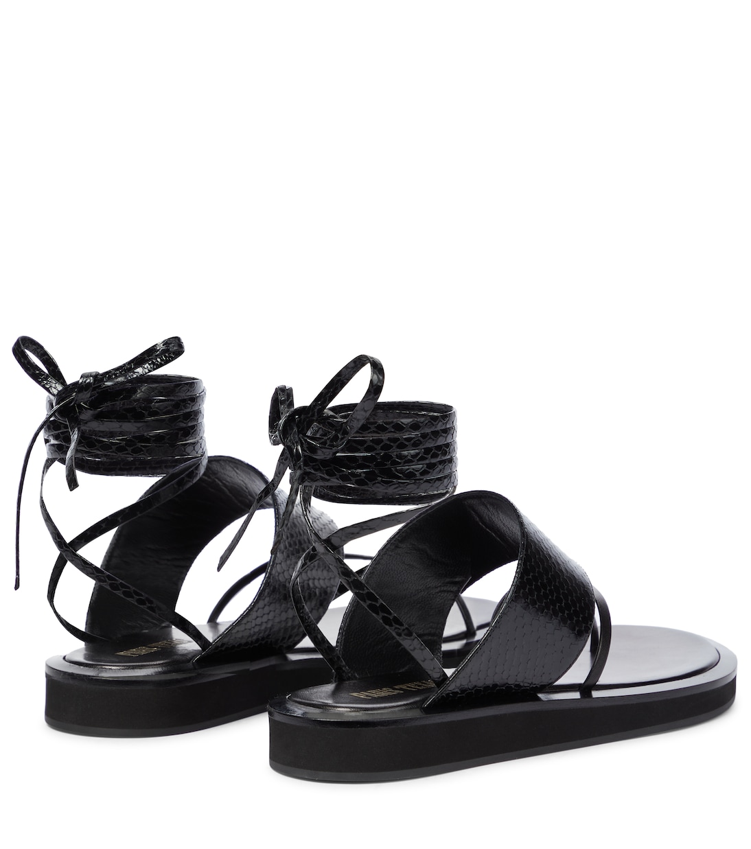 Sandalias Brooklyn de piel grabada | Paris Texas