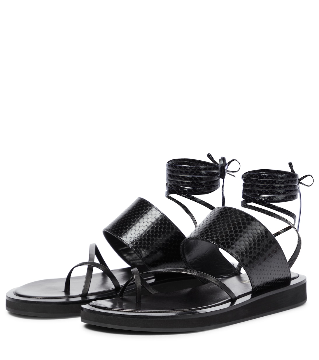 Sandalias Brooklyn de piel grabada | Paris Texas