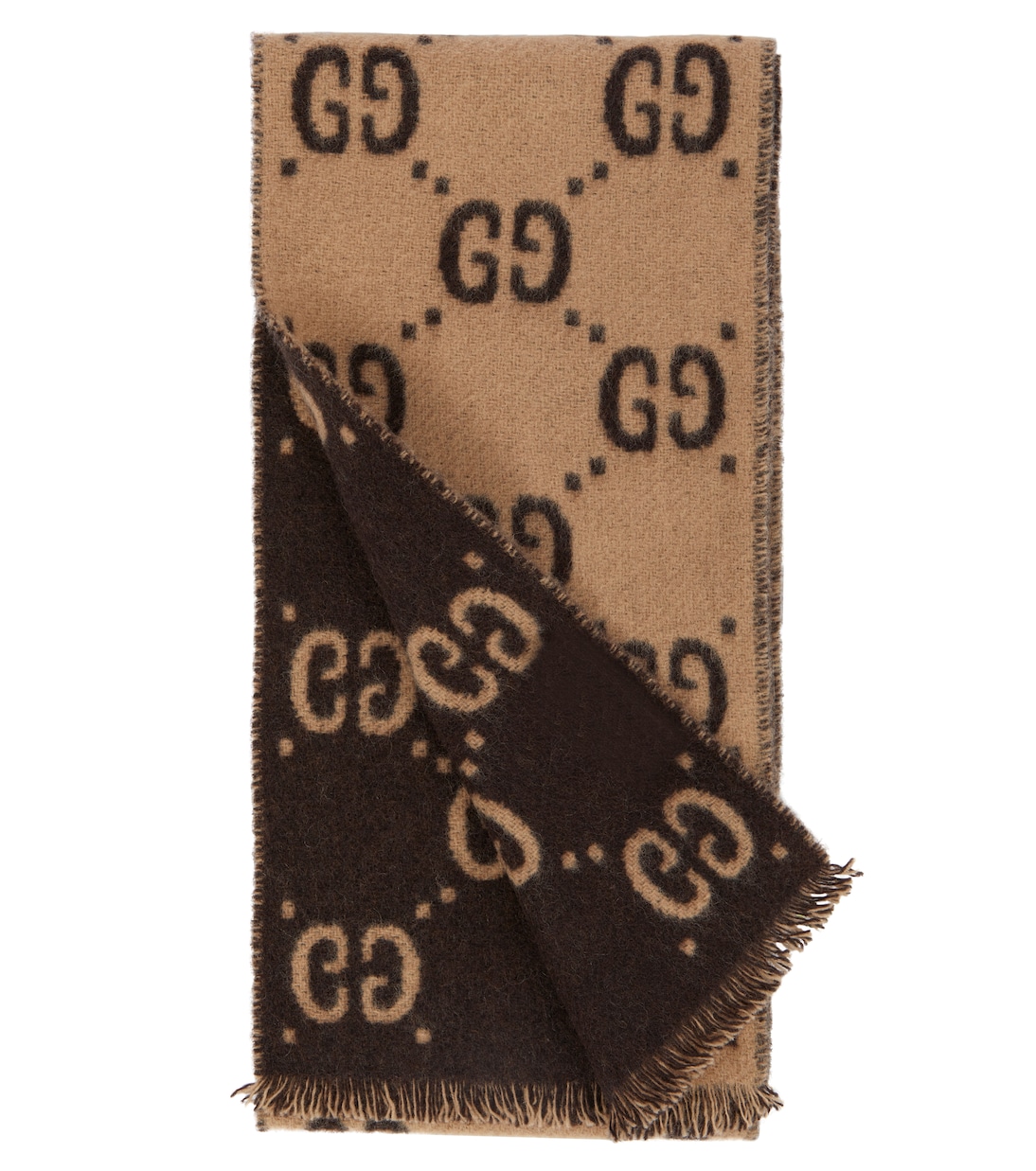 Sciarpa in jacquard GG di lana | Gucci Kids