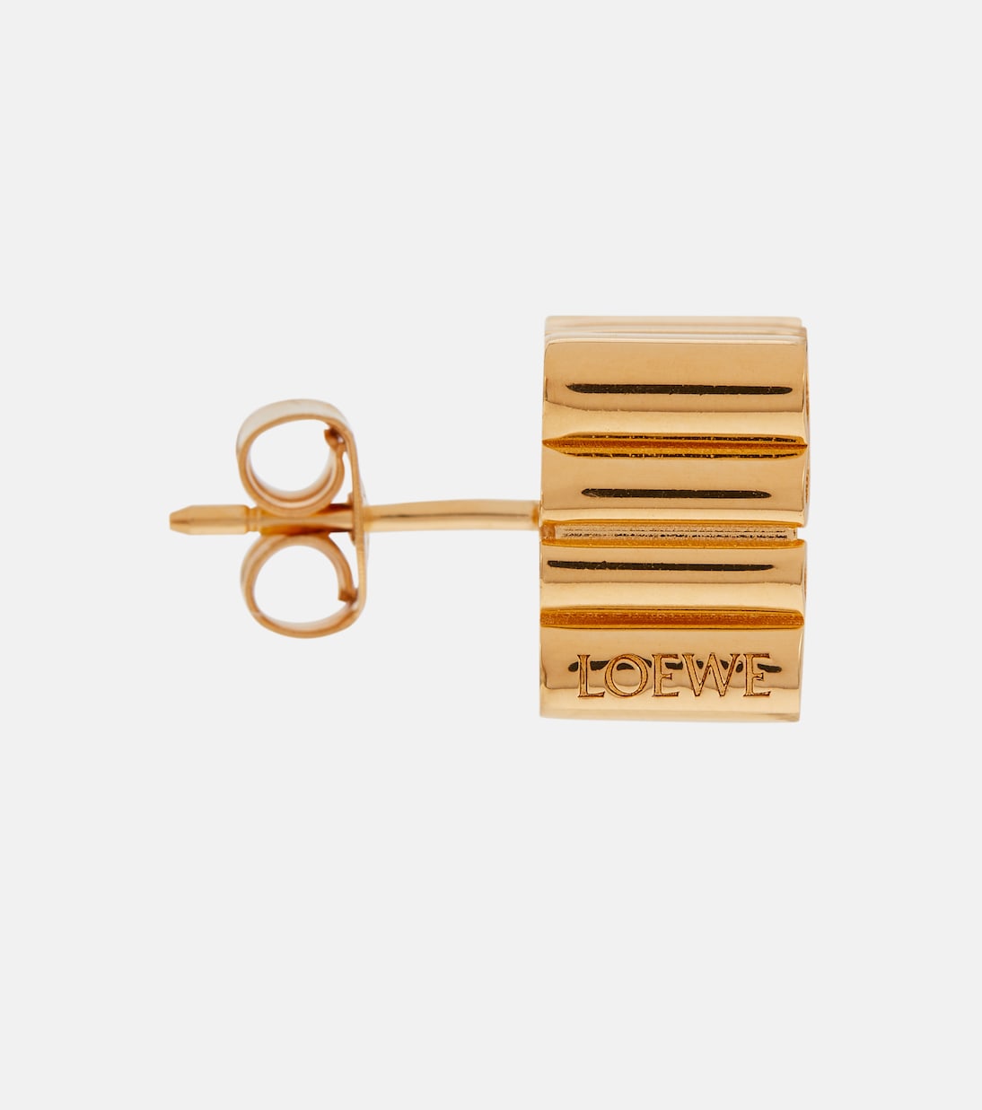 Orecchini in argento sterling LOEWE con design anagramma, stile giovane e moderno
