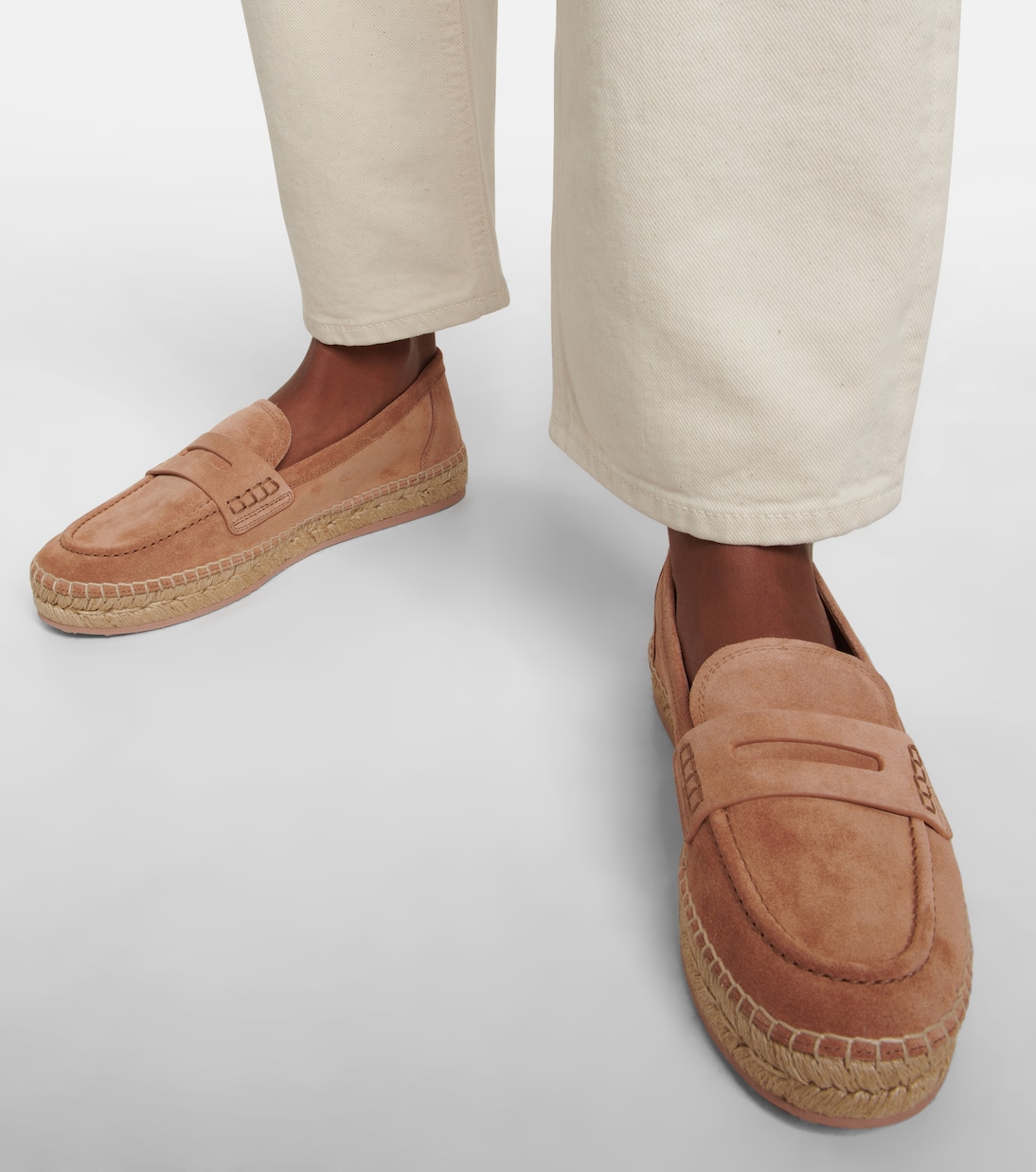 Loafers Lido aus Veloursleder | Gianvito Rossi