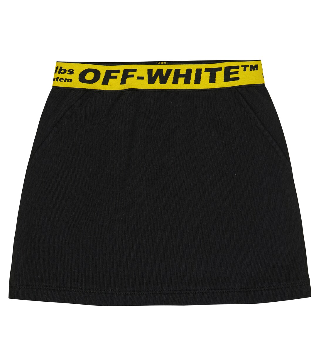 Jupe en coton à logo | Off-White Kids