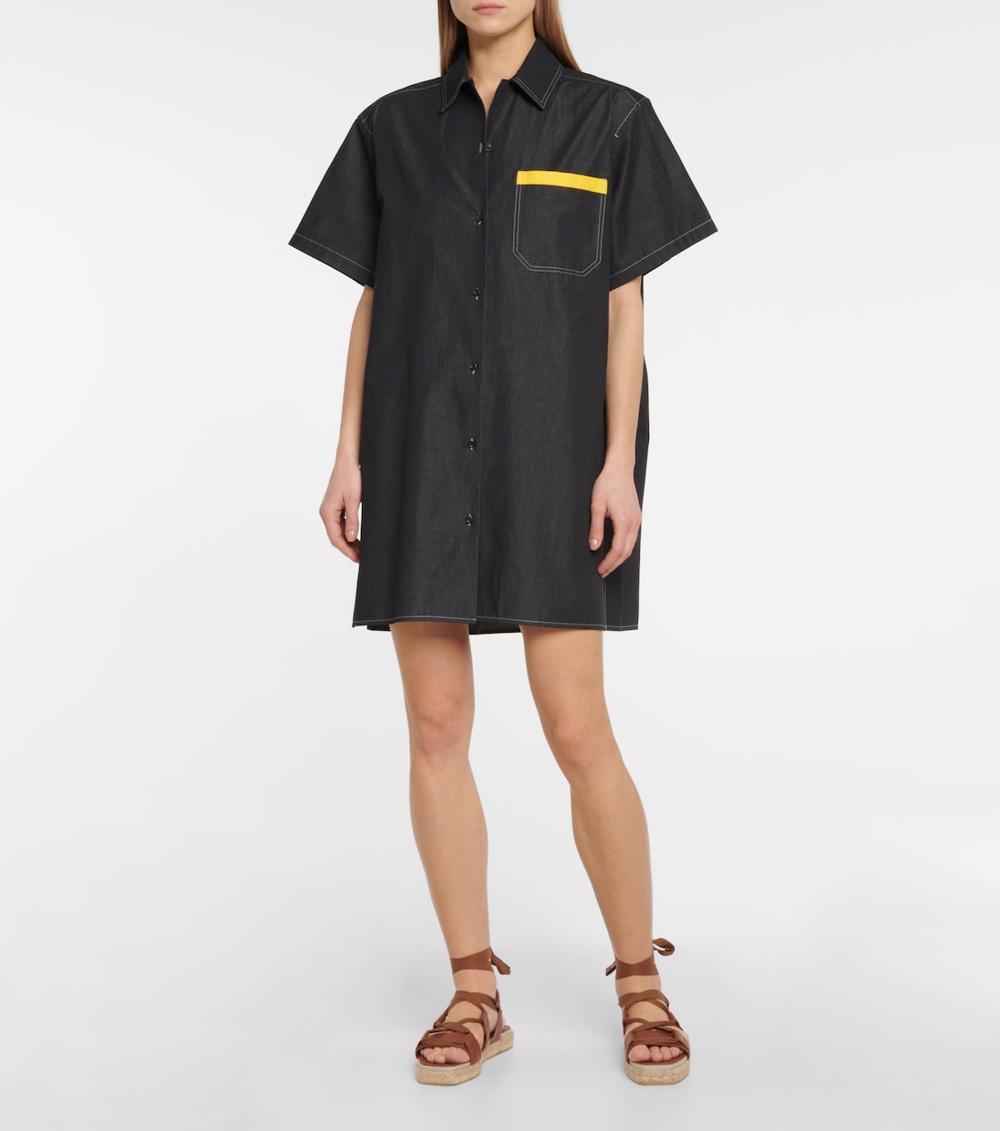 Agreste denim-effect polo dress | Max Mara