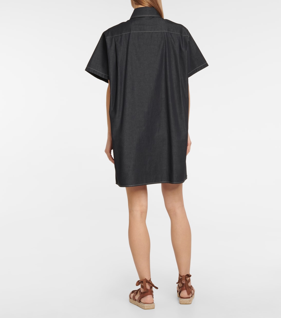 Agreste denim-effect polo dress | Max Mara