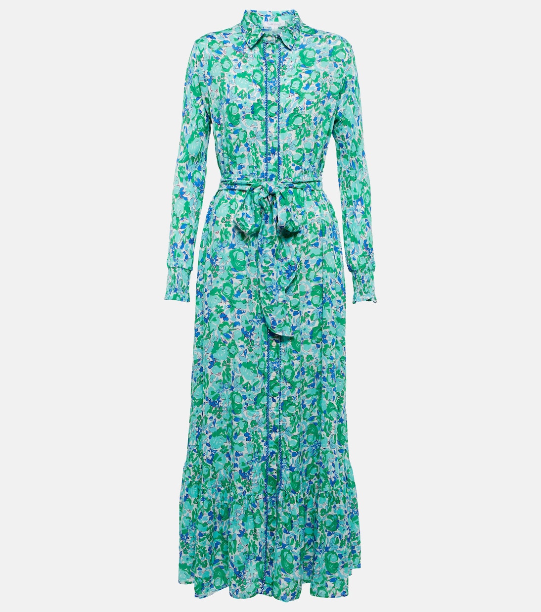 Kimi floral shirt dress | Poupette St Barth