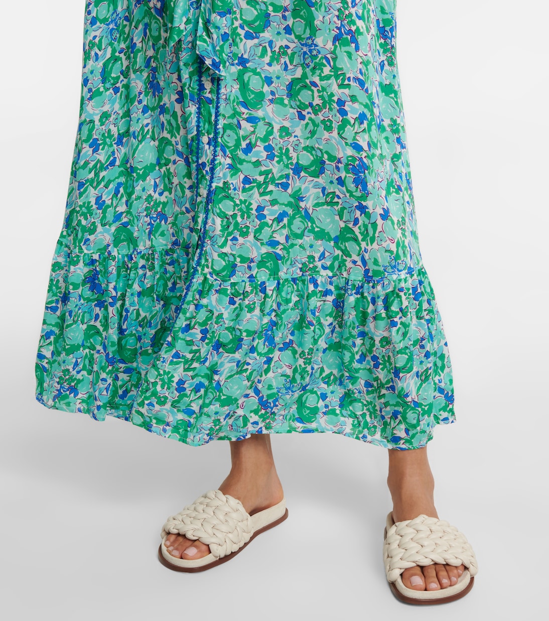 Kimi floral shirt dress | Poupette St Barth