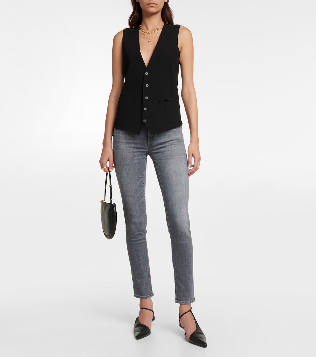 Pyper Crop mid-rise skinny jeans | 7 For All Mankind