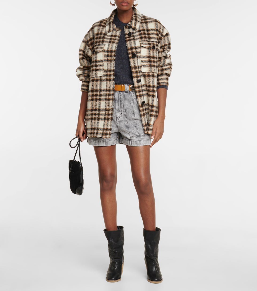 Harveli checked shirt jacket | Marant Etoile