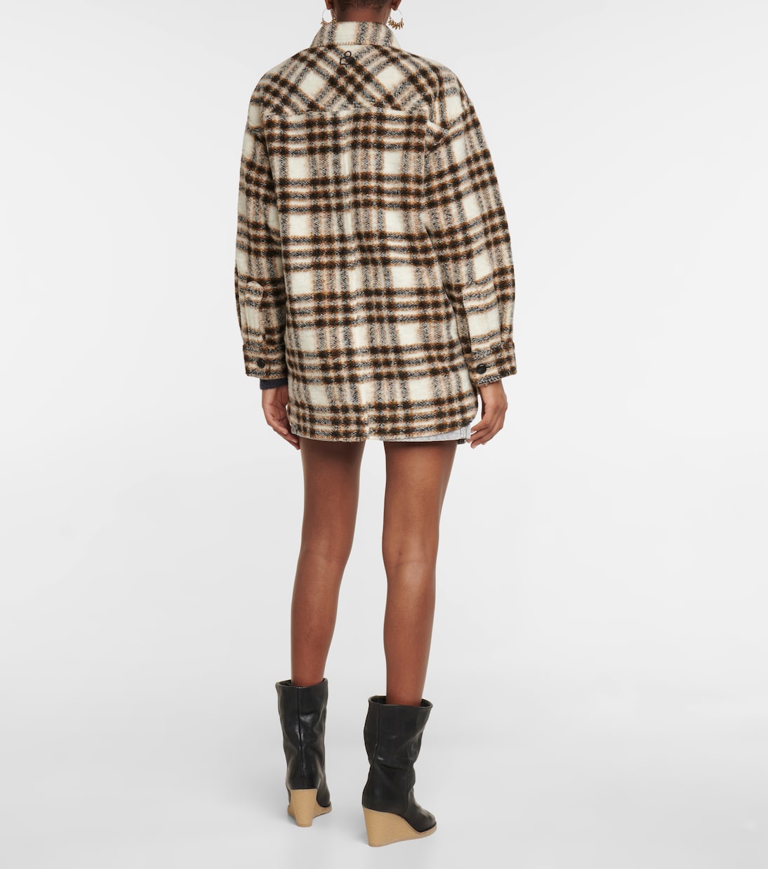 Harveli checked shirt jacket | Marant Etoile