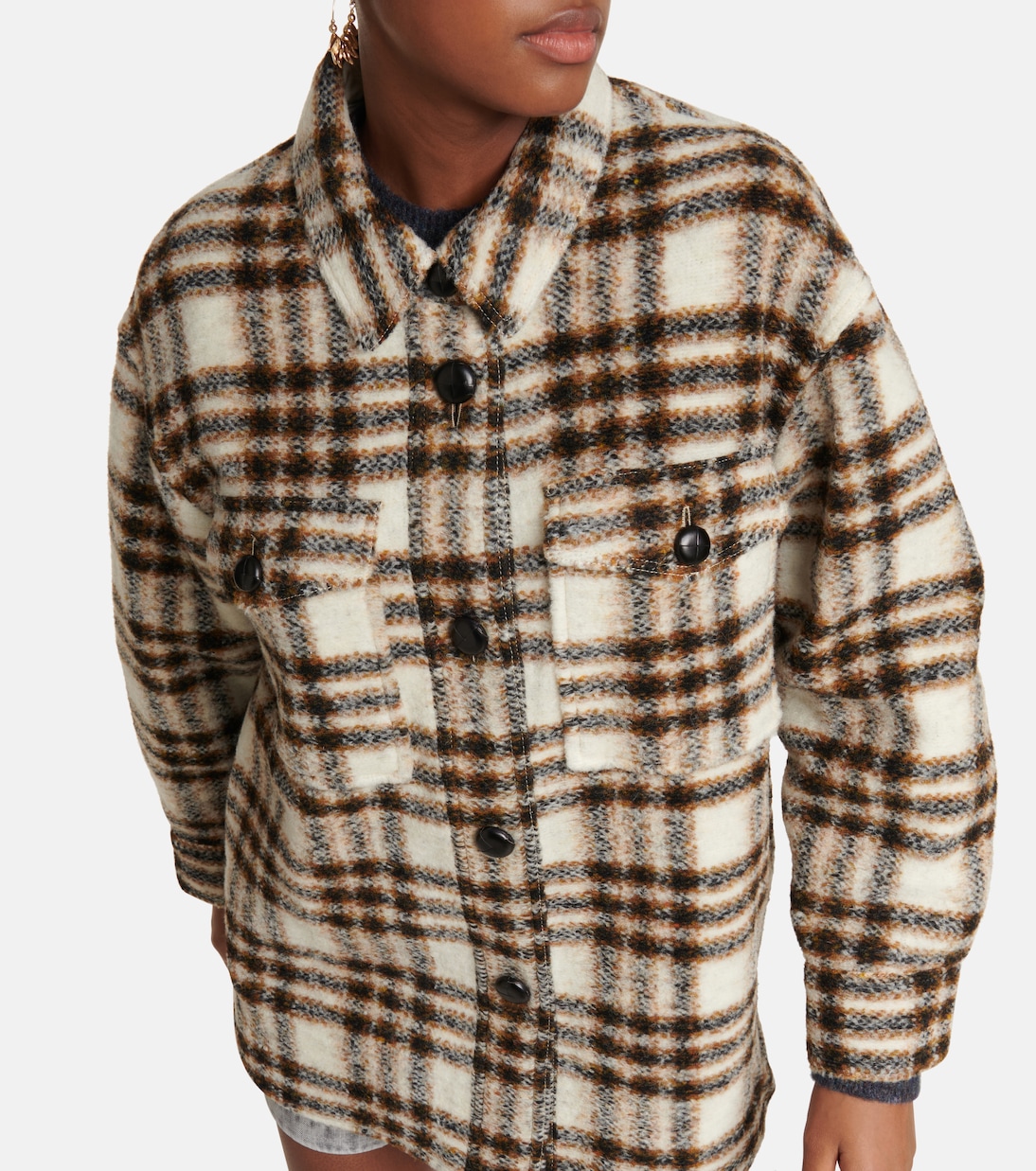 Harveli checked shirt jacket | Marant Etoile