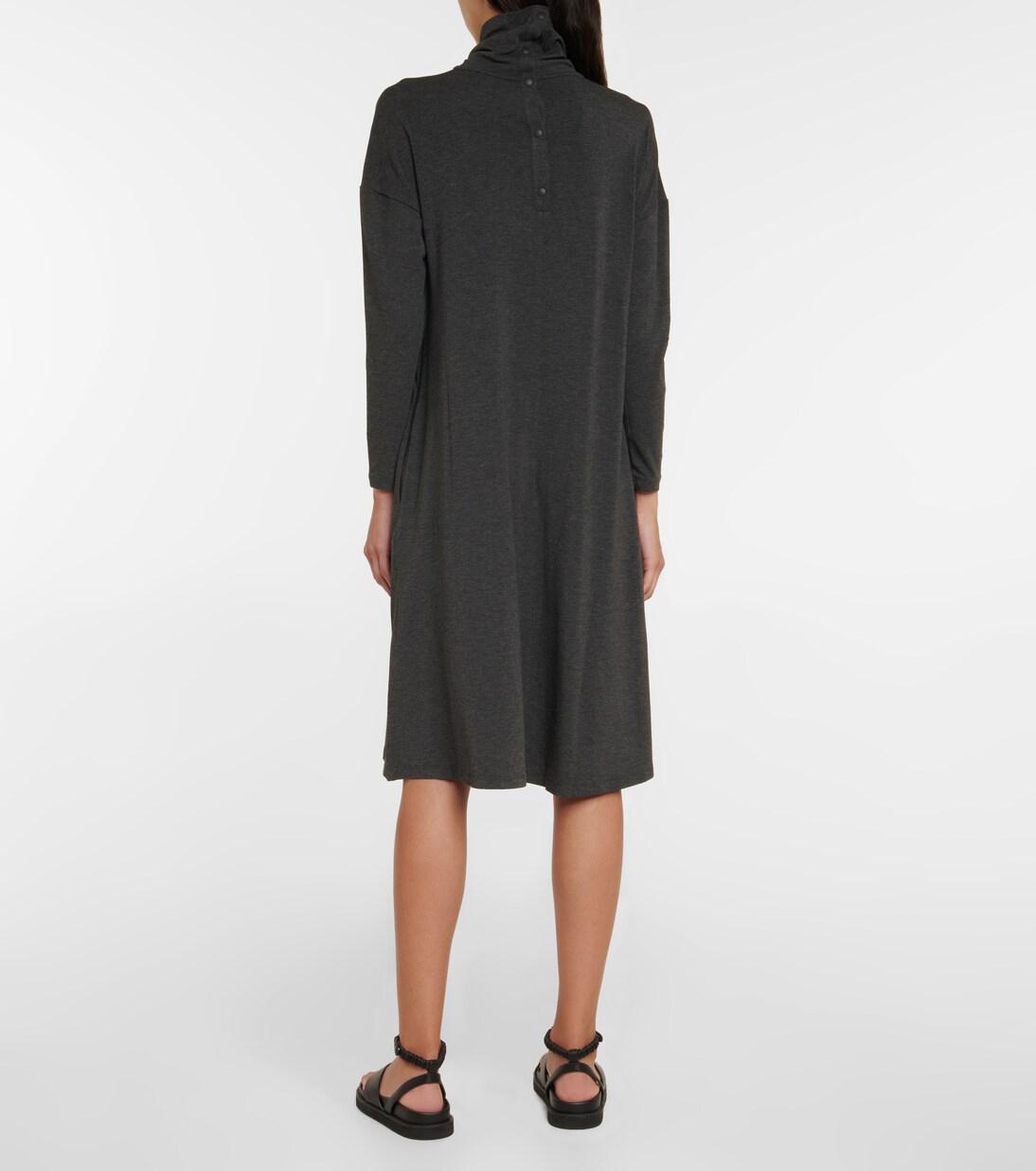 Leisure Oltre mockneck jersey midi dress | Max Mara
