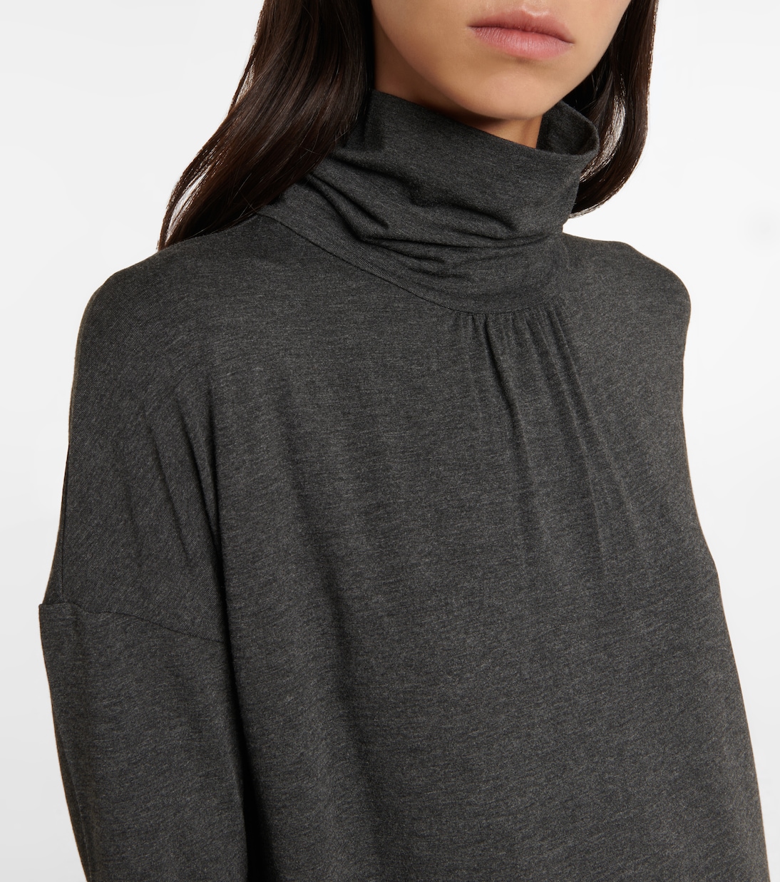 Leisure Oltre mockneck jersey midi dress | Max Mara