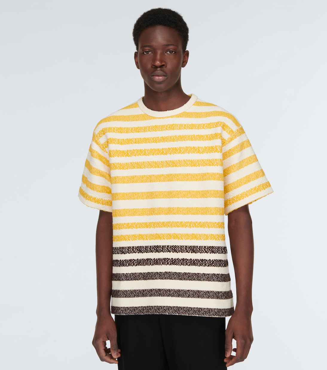 T-shirt in cotone a righe | Jil Sander