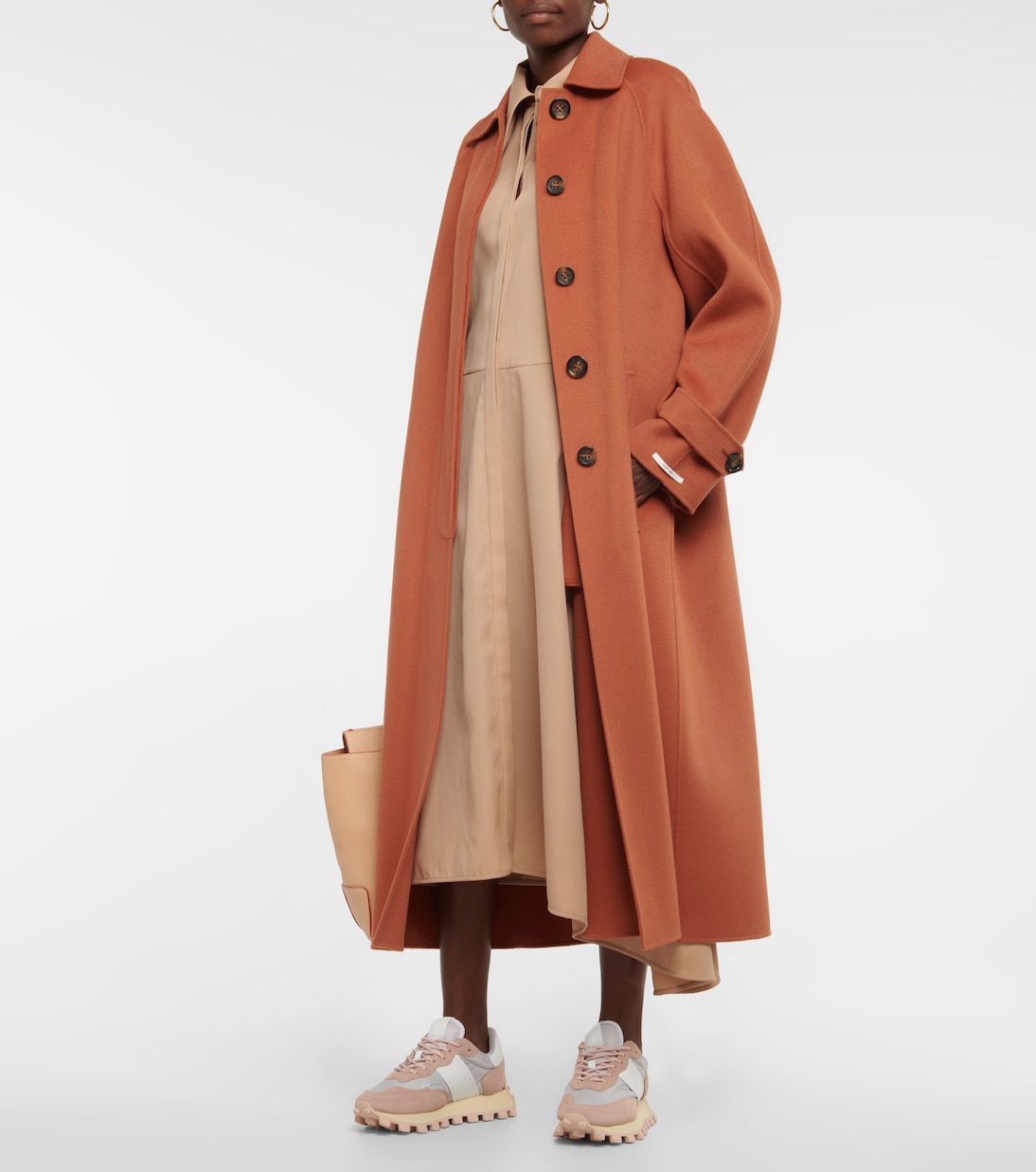 Suede and mesh platform sneakers | Tod's