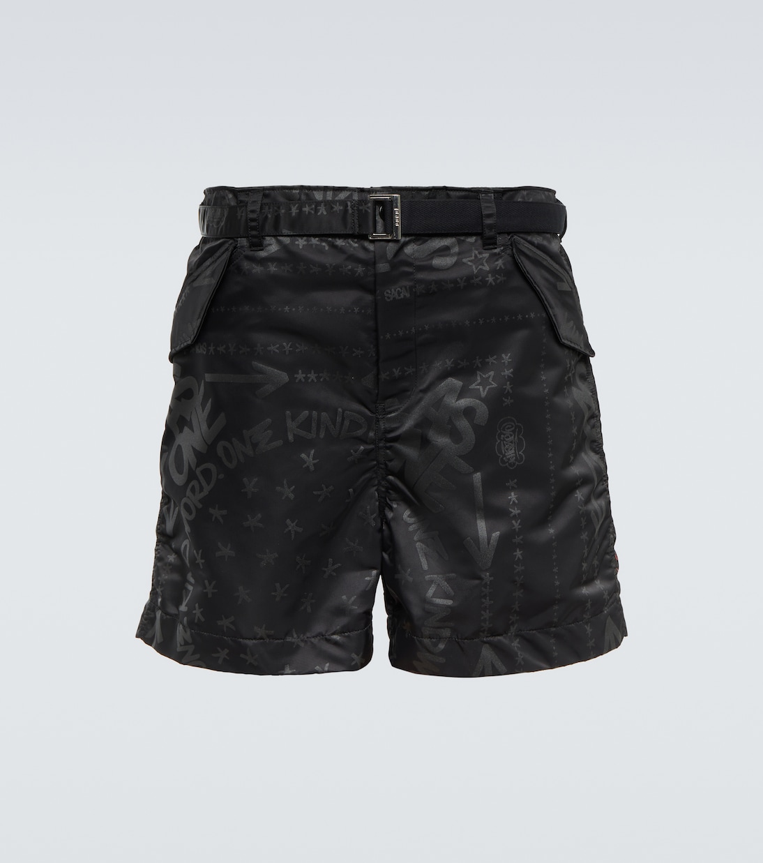 x Eric Haze shorts estampados | Sacai