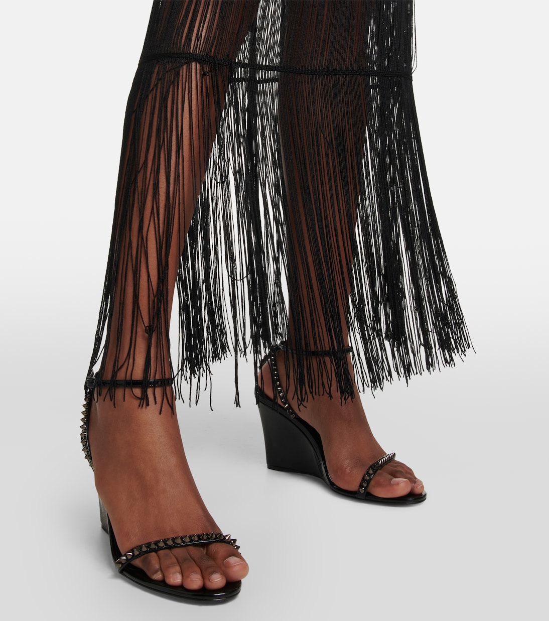 So Me 85 leather wedge sandals | Christian Louboutin