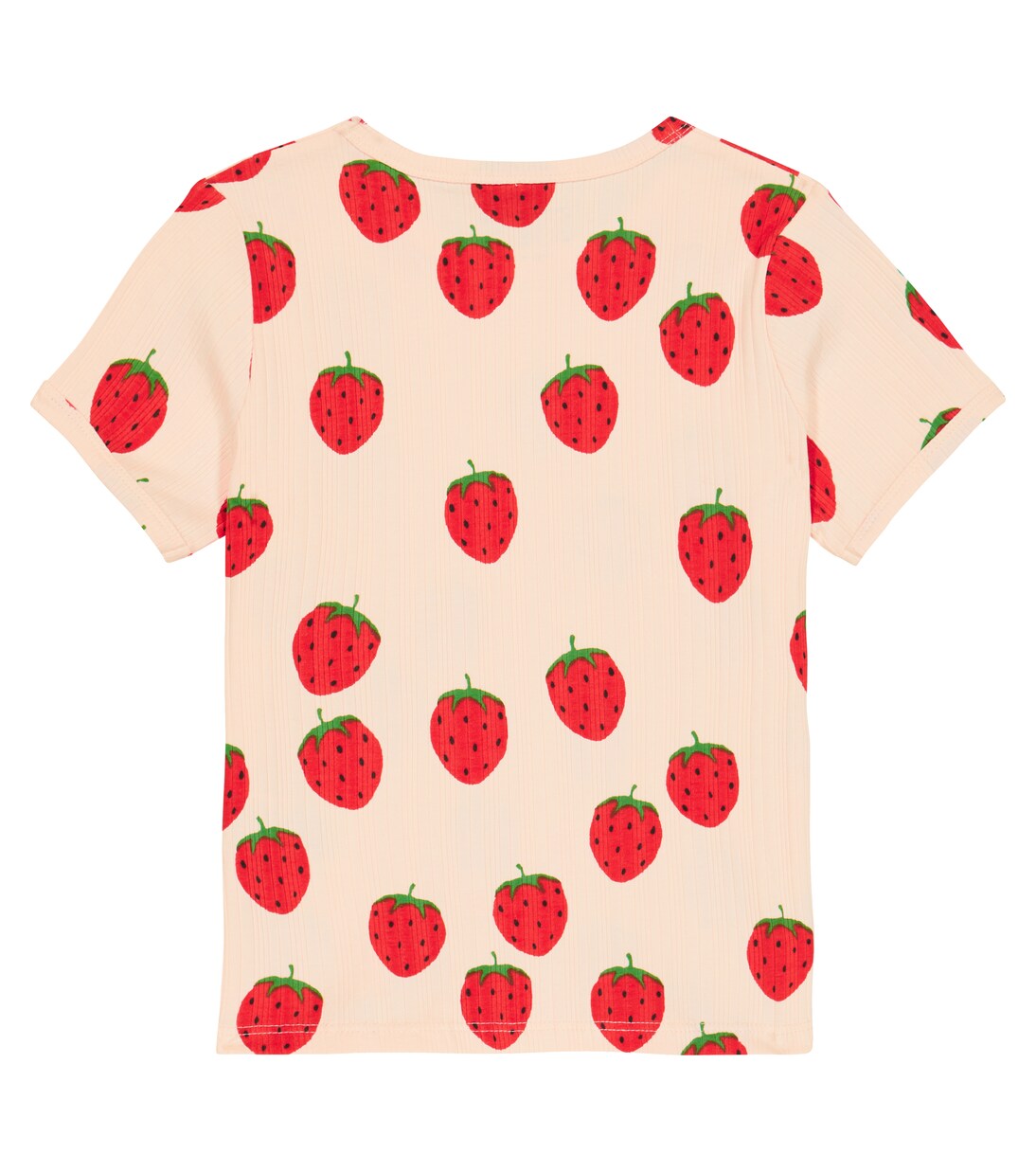 Strawberries cotton-blend T-shirt | Mini Rodini