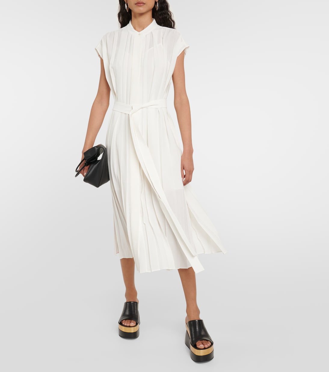Midikleid Davidge aus Baumwolle und Seide | Joseph