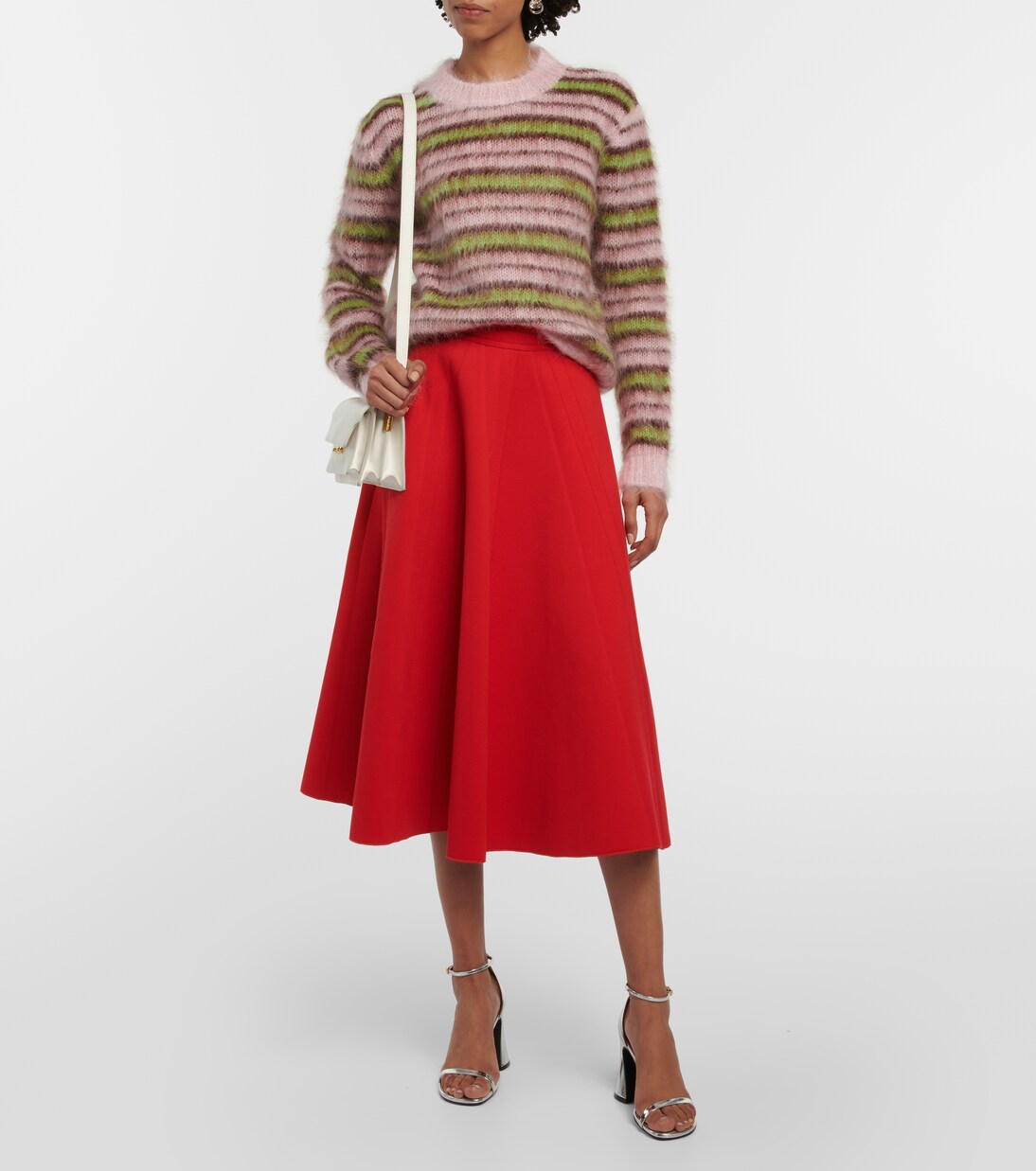 Pullover in misto mohair a righe | Marni