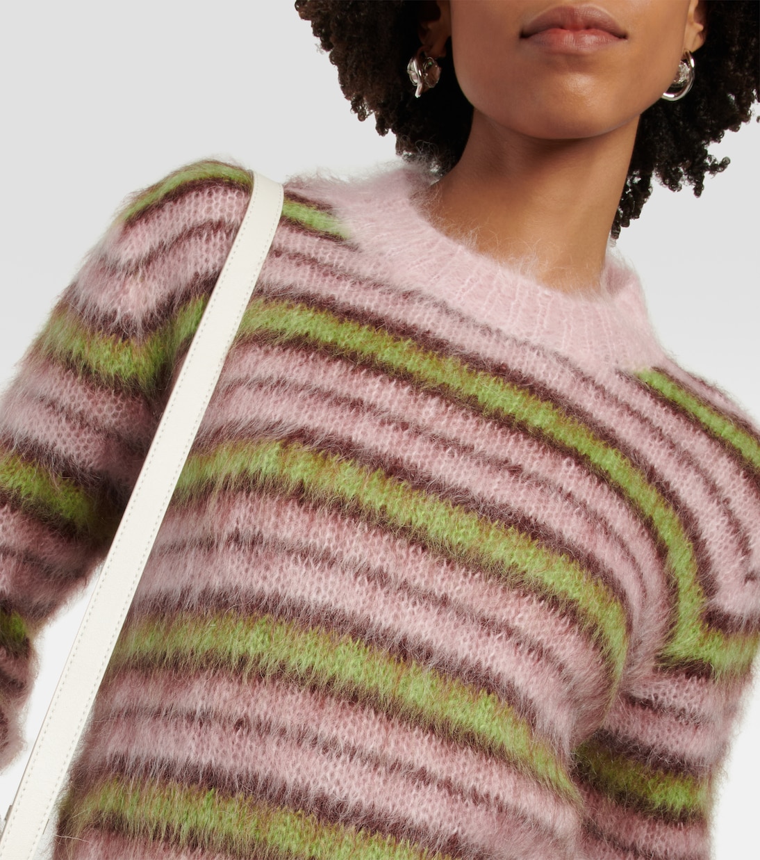 Pullover in misto mohair a righe | Marni