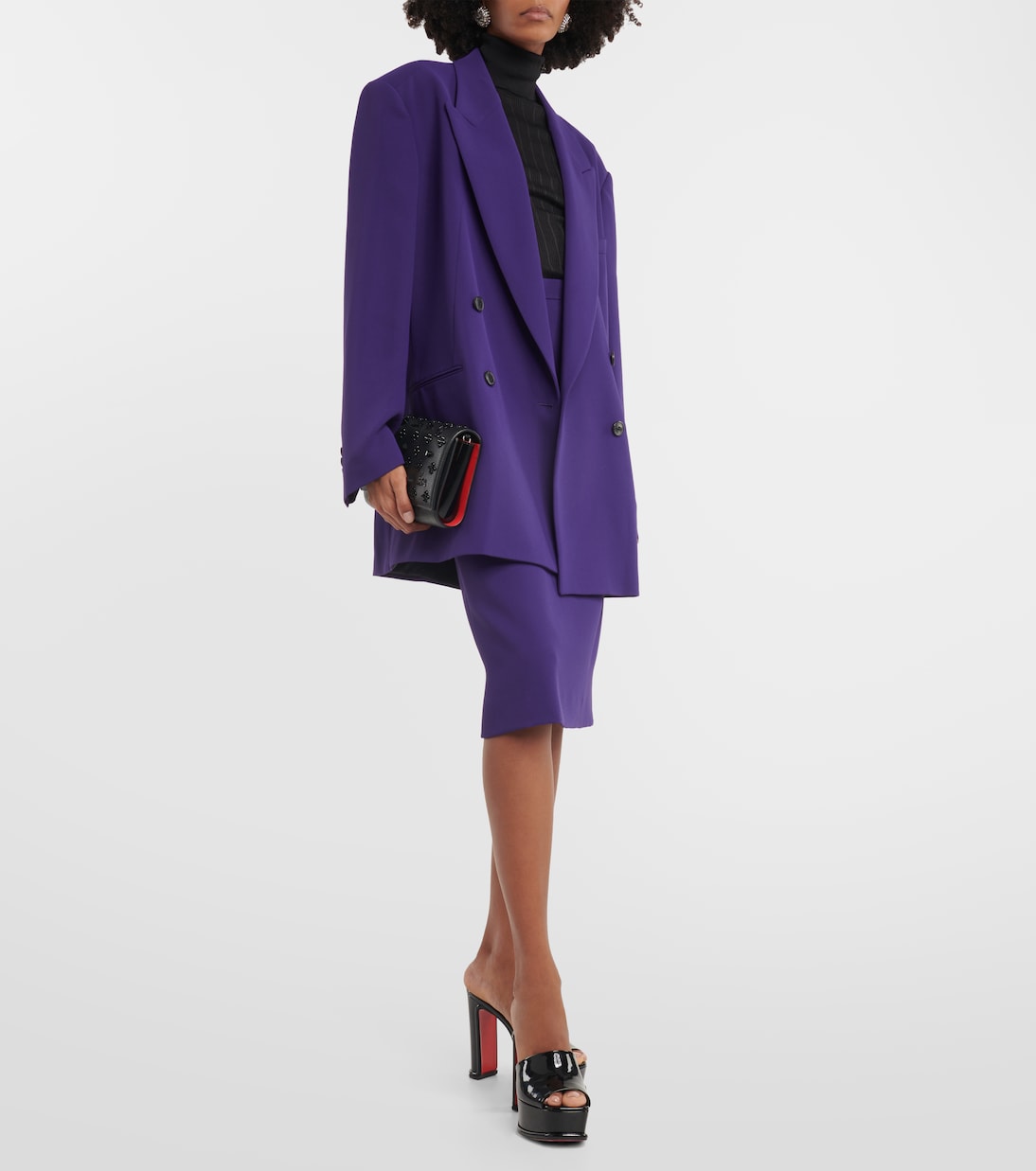 Mules Amali de charol con plataforma | Christian Louboutin