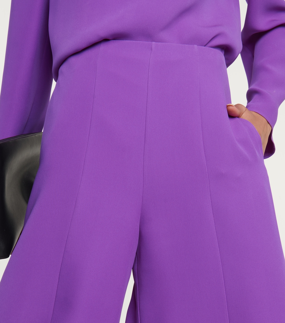 Pantaloni in seta a gamba larga | Valentino