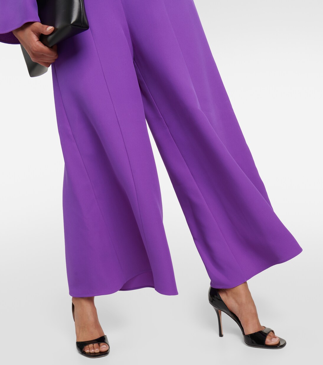 Pantaloni in seta a gamba larga | Valentino