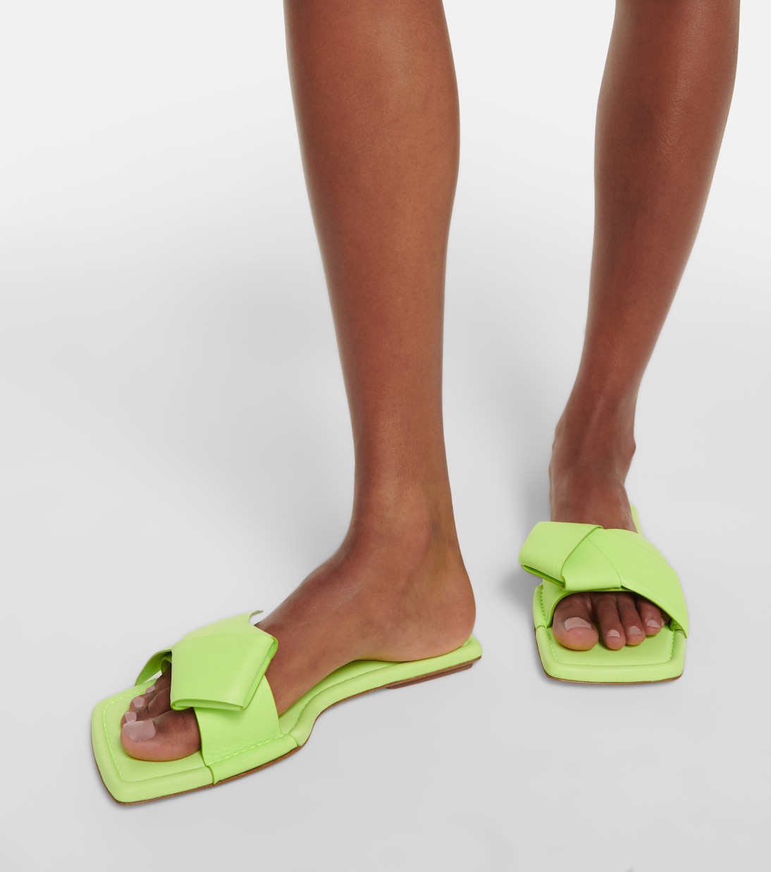 Pantoletten Musubi aus Leder | Acne Studios