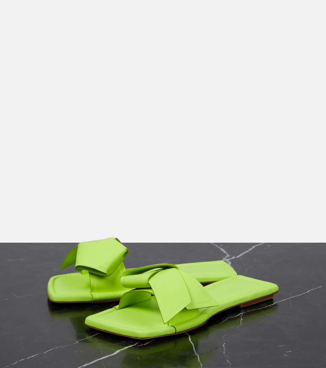 Pantoletten Musubi aus Leder | Acne Studios