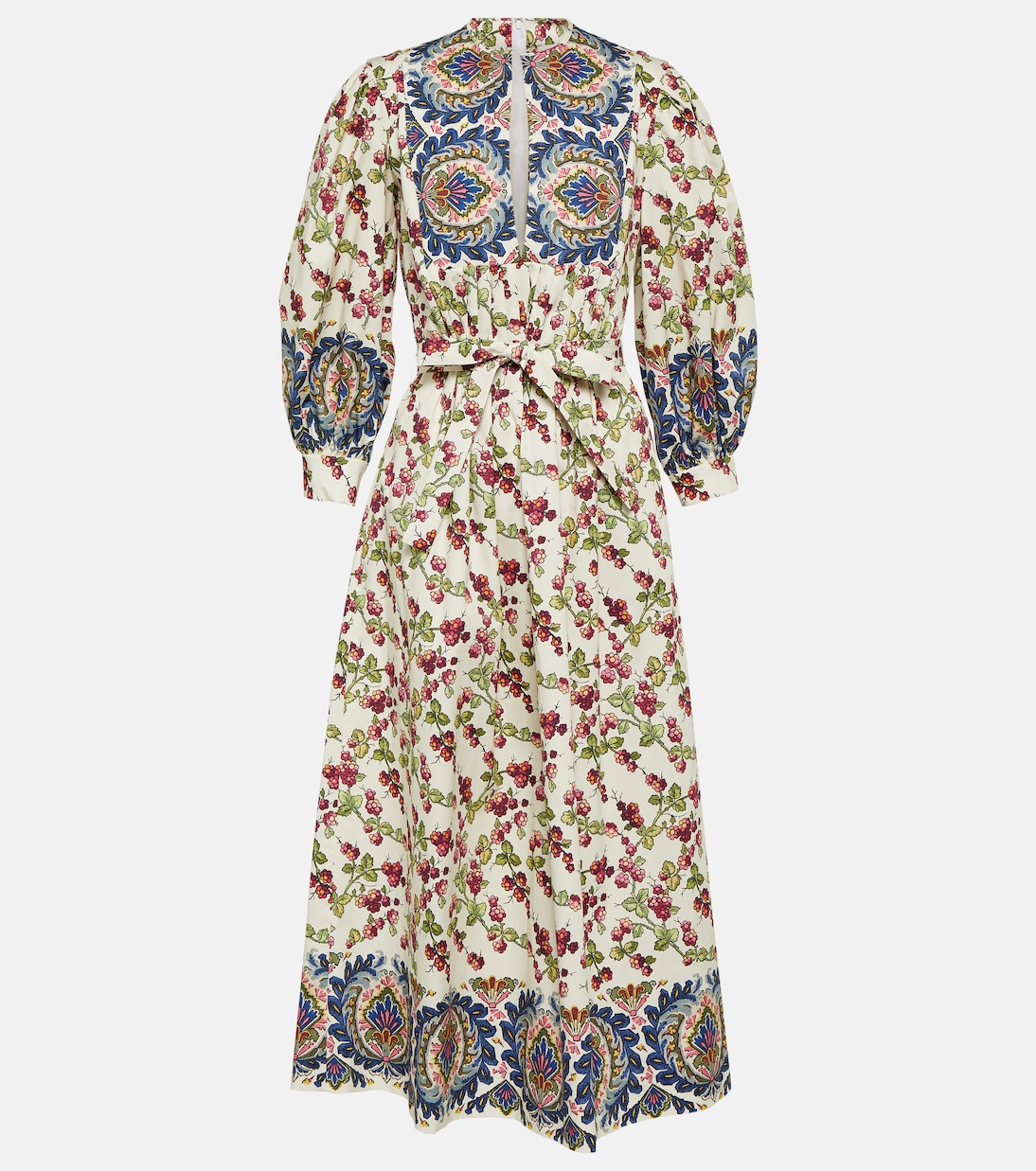 Robe midi imprimée en coton mélangé | Etro