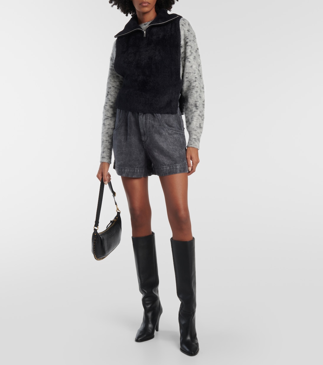 Chaleco Milie de punto con cuello alto | Marant Etoile
