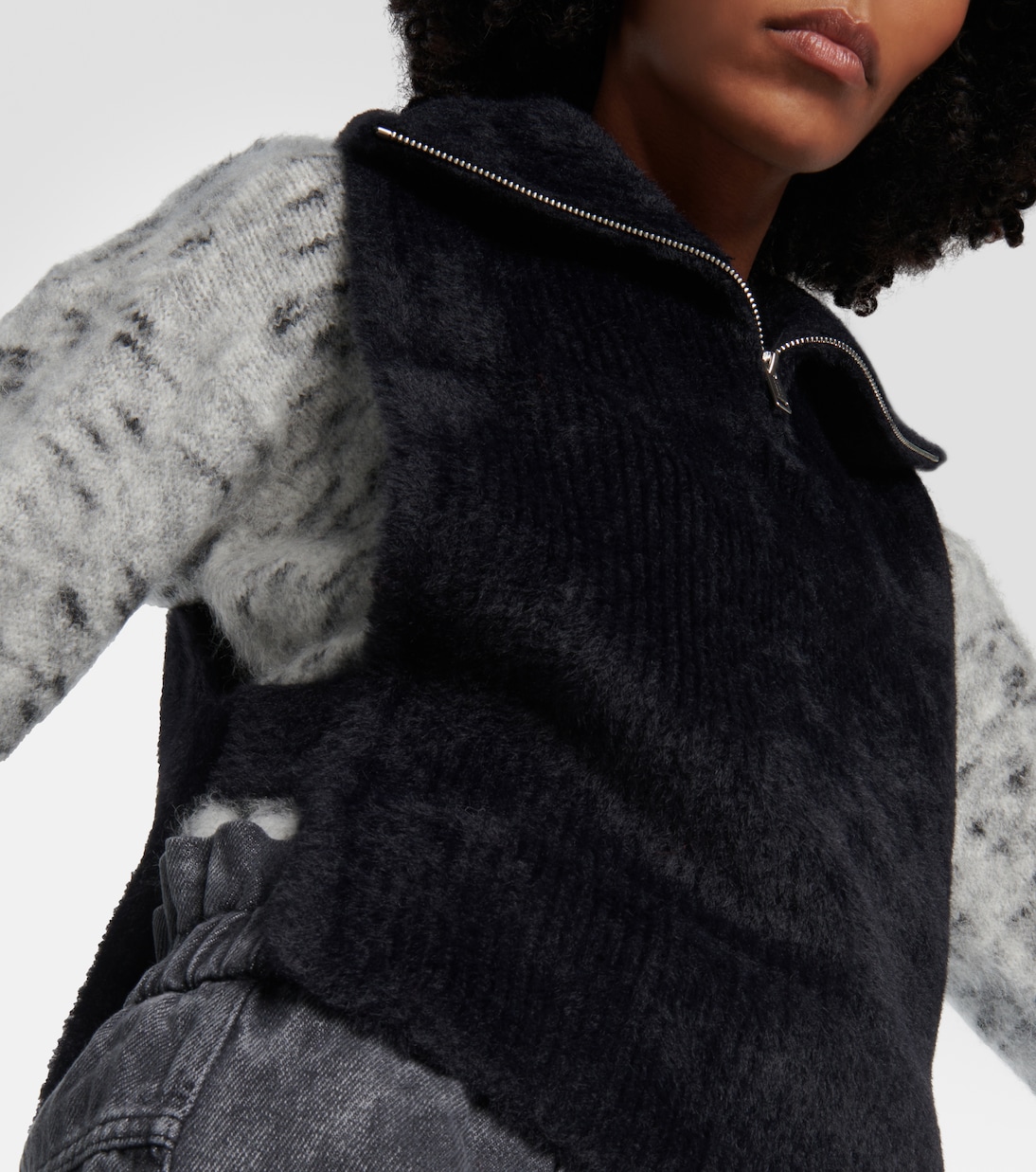 Chaleco Milie de punto con cuello alto | Marant Etoile
