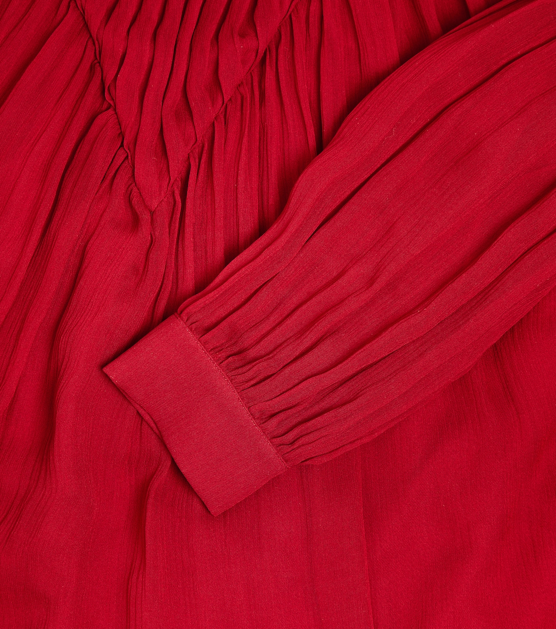 Ruffled silk chiffon dress | Chloé Kids