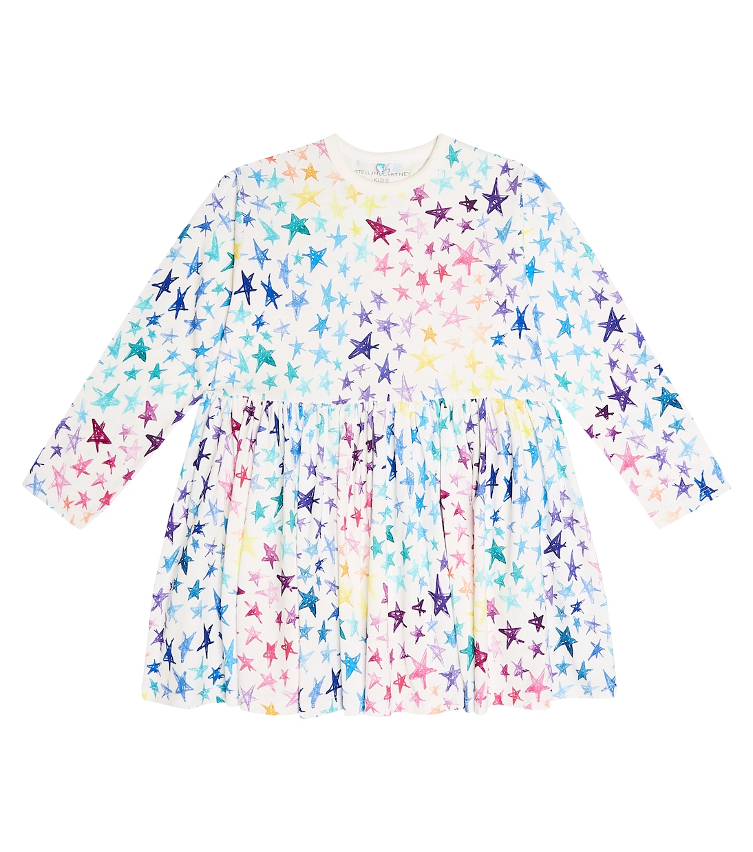 Abito in jersey di cotone con stampa | Stella McCartney Kids