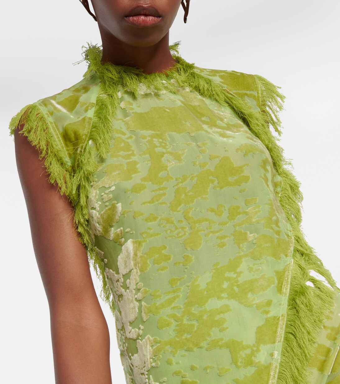 Top in velluto semitrasparente | Acne Studios
