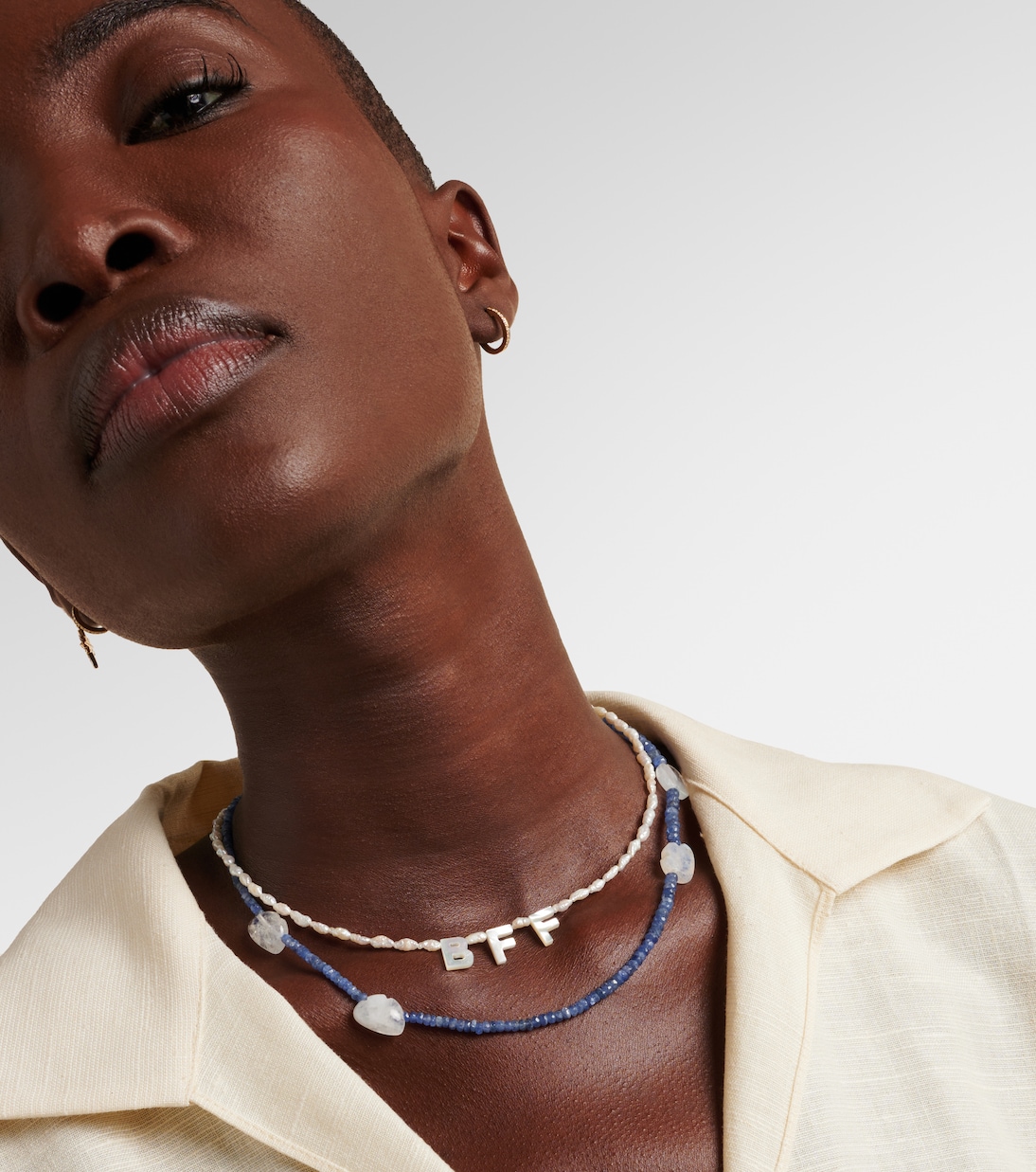 Collana BFF in oro 9kt con madreperla | Roxanne First