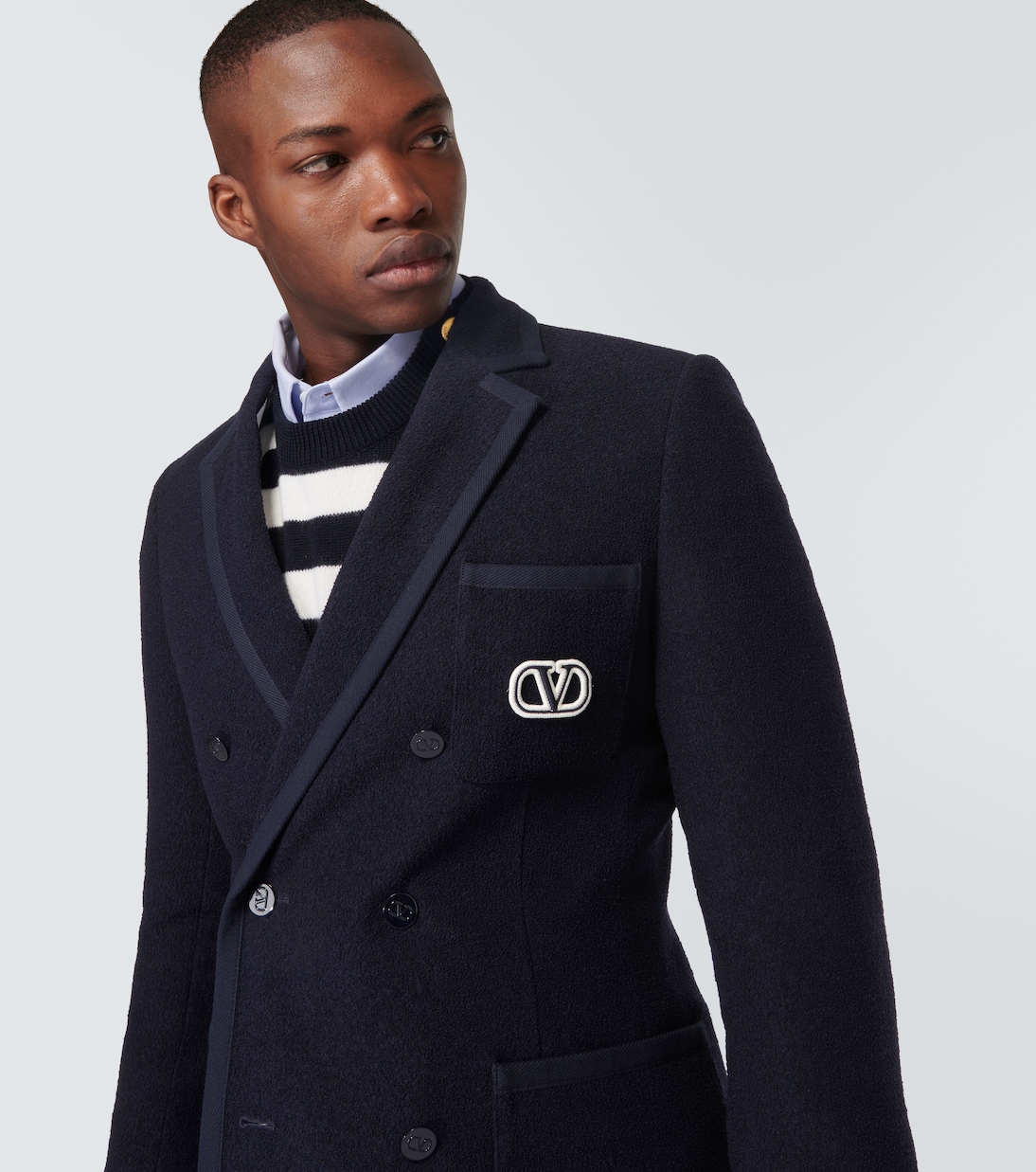 Blazer in tweed VLogo Signature | Valentino