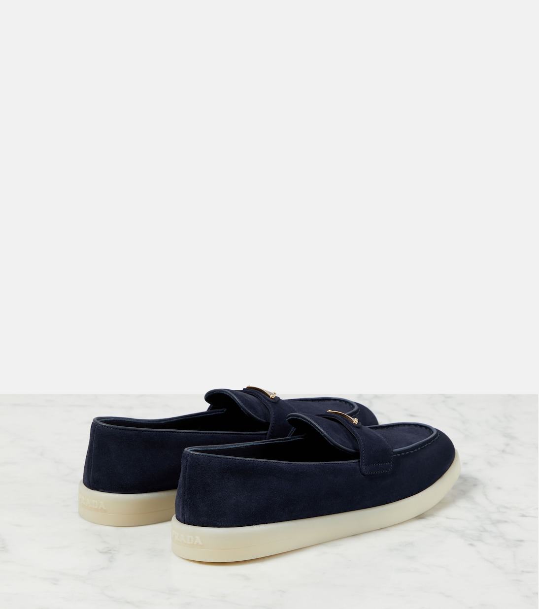 Mocassini Saint Tropez in suede | Prada