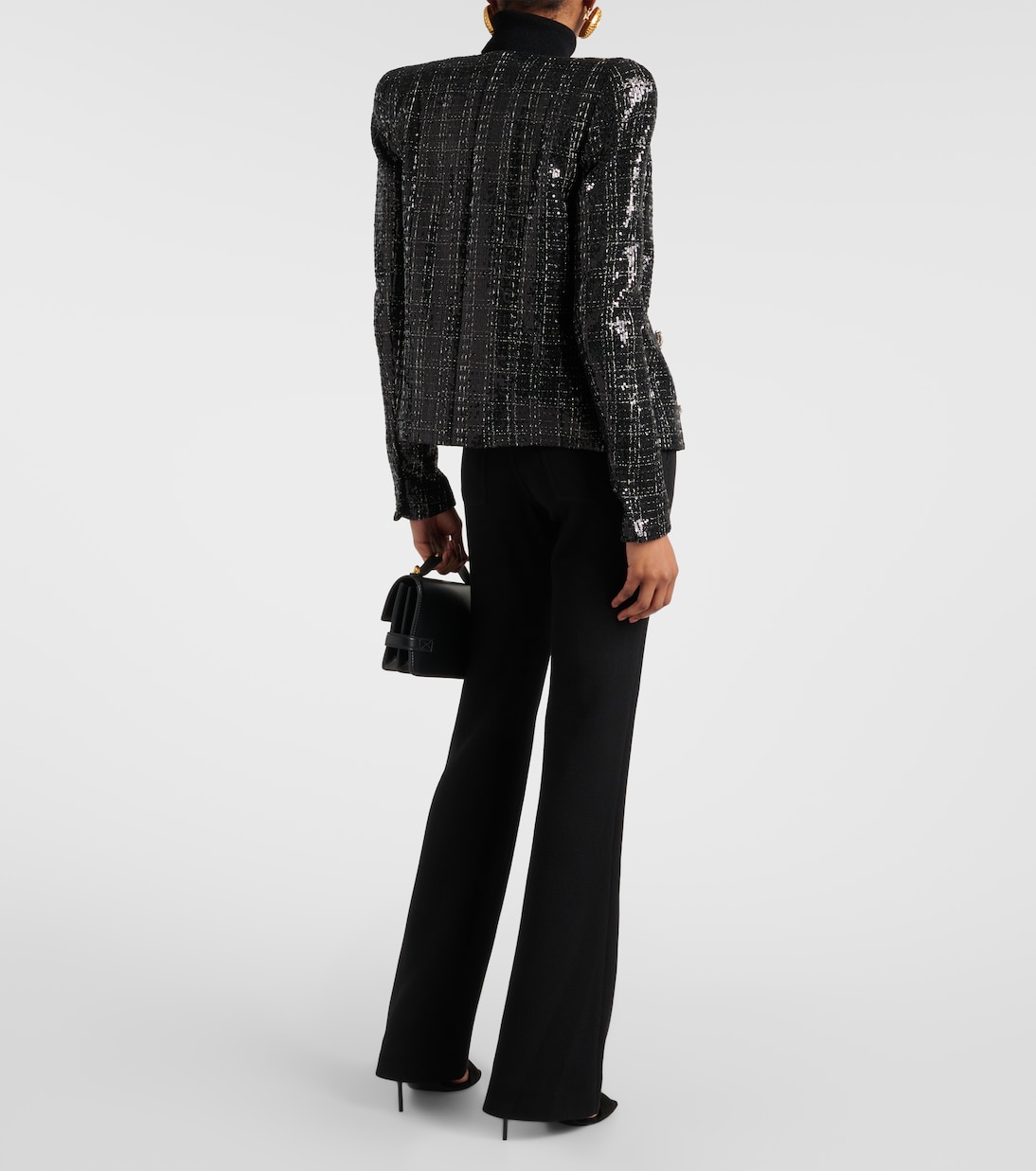 Veste en tweed à sequins | Balmain