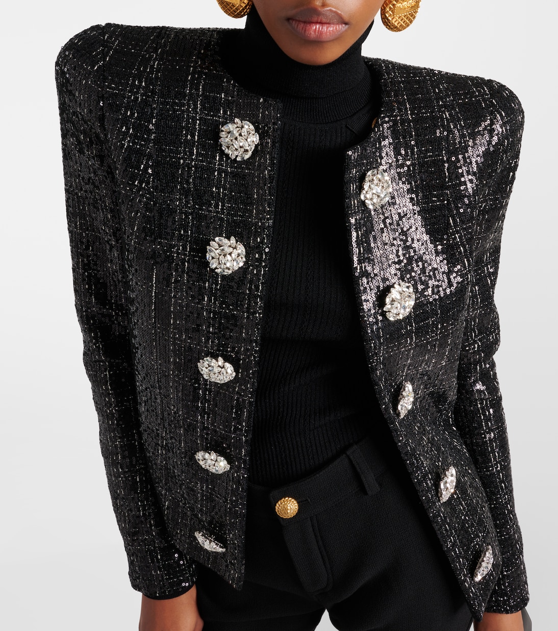 Veste en tweed à sequins | Balmain