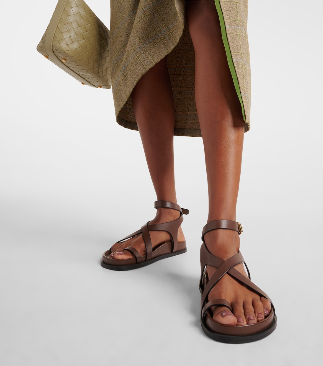 Jalen Slim leather sandals | A.Emery