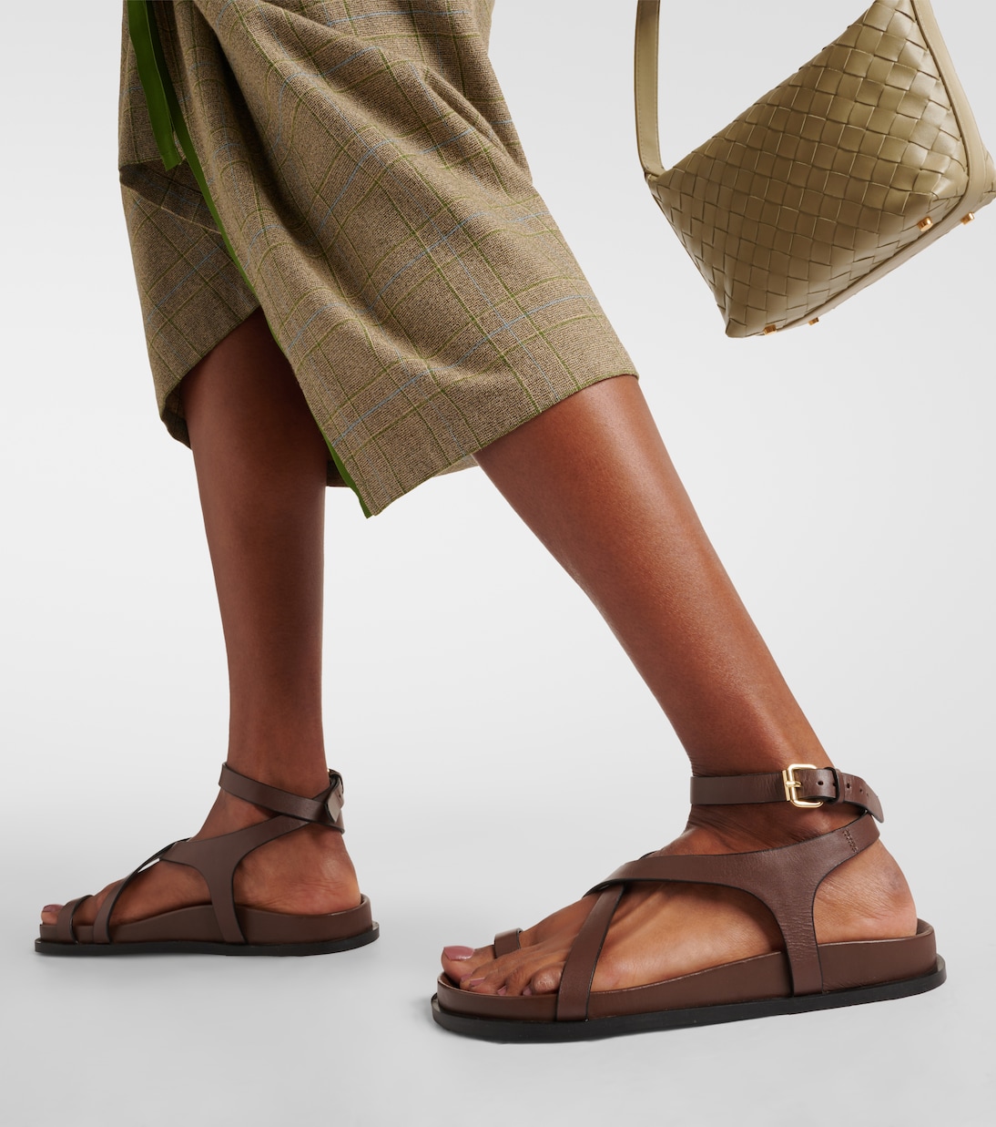 Jalen Slim leather sandals | A.Emery