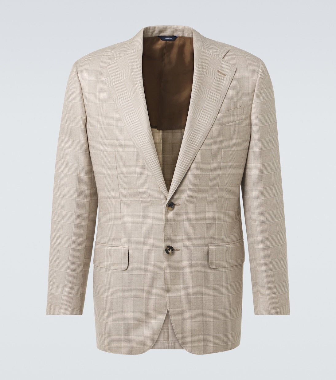 Prince of Wales check cashmere-blend blazer | Thom Sweeney