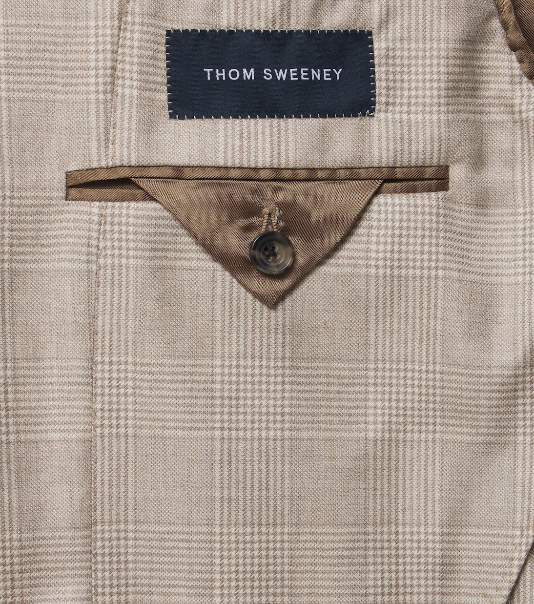 Prince of Wales check cashmere-blend blazer | Thom Sweeney
