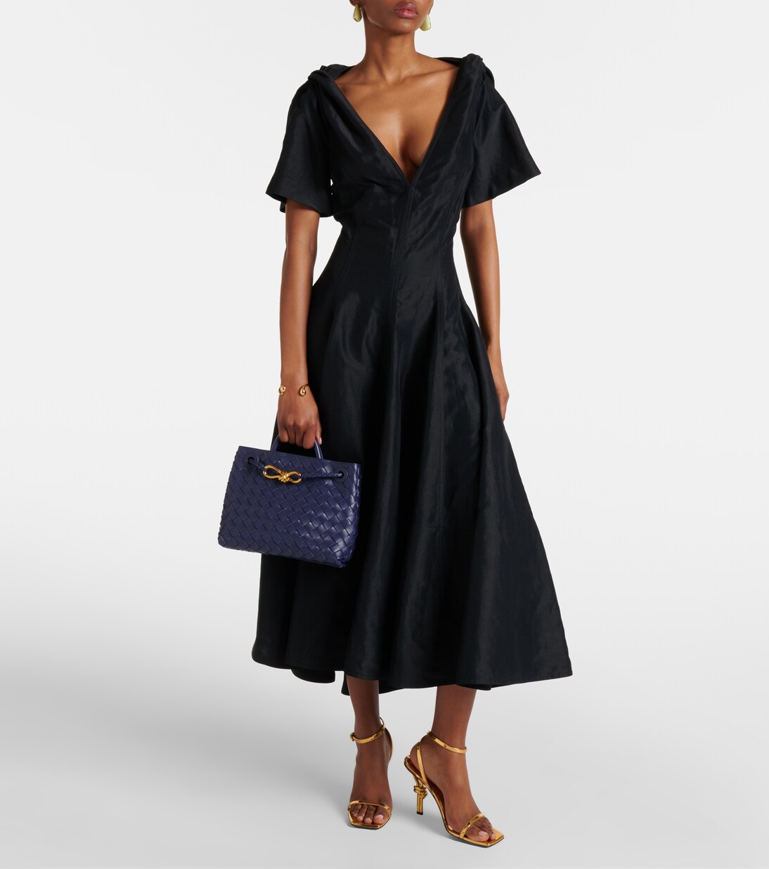 Tote Andiamo Small aus Leder | Bottega Veneta